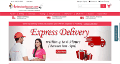 Desktop Screenshot of hyderabadbazaar.com