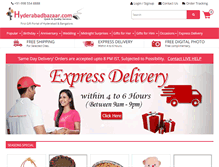 Tablet Screenshot of hyderabadbazaar.com